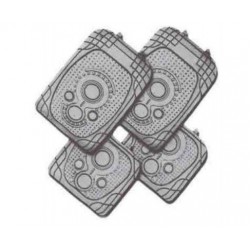 HurryGuru SPECTRUM 4-Piece Car Mat - GREY