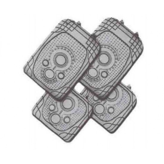 HurryGuru SPECTRUM 4-Piece Car Mat - GREY