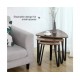 HurryGuru Vintage Nesting Coffee Table Set of 3