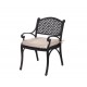 Cherise Cast Aluminium Chairs with Cushions (1 pair)