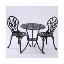 2 Seater Dominique Cast Aluminium Bistro Set