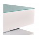 HurryGuru Stylish Coffee Table High Gloss Finish Shiny White Colour with 4 Drawers Storage
