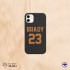 " Customize Name and Number " Wood Personalized Engraved Phone Case 