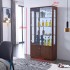 Glass And Wood Display Cabinet Show Case Storage Wall
