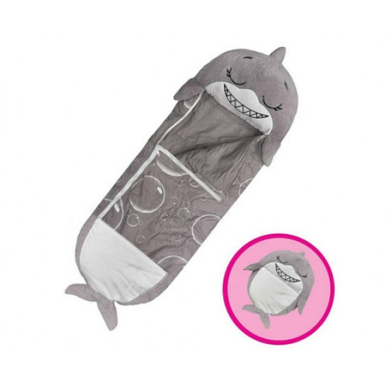 Hurry Guru Large Size Happy Sleeping Bag Child Pillow Birthday Gift Camping Kids Nappers Rose Grey